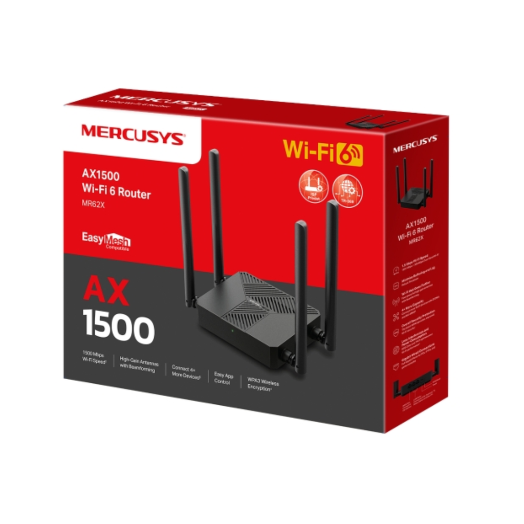 AX1500 Dual-Band WiFi 6 Router Mercusys