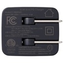 Cargador/Adaptador De Pared Adata 35W,1Puerto USB Tipo C, 1 Puerto USB Tipo A, Carga Rápida Color Negro