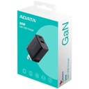 Cargador/Adaptador De Pared Adata 35W,1Puerto USB Tipo C, 1 Puerto USB Tipo A, Carga Rápida Color Negro