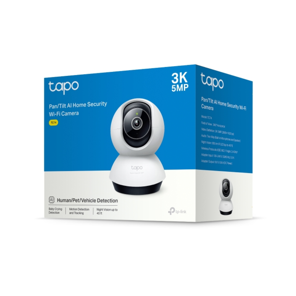 Cámara de Vigilancia Wi-Fi de 360 Grados con Vista 3K y Detección IA Avanzada