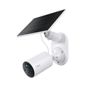 Kit de cámaras de seguridad 2K con batería recargable, visión nocturna en color, detección inteligente de movimiento y resistencia al agua IP65 para exteriores.