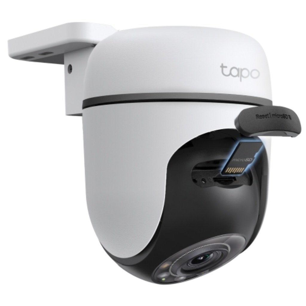 Cámara De Seguridad TP-LINK TC-41 WI-FI De 360 Grados Para Exteriores Con Vista 2K Y Detección IA Color Blanco