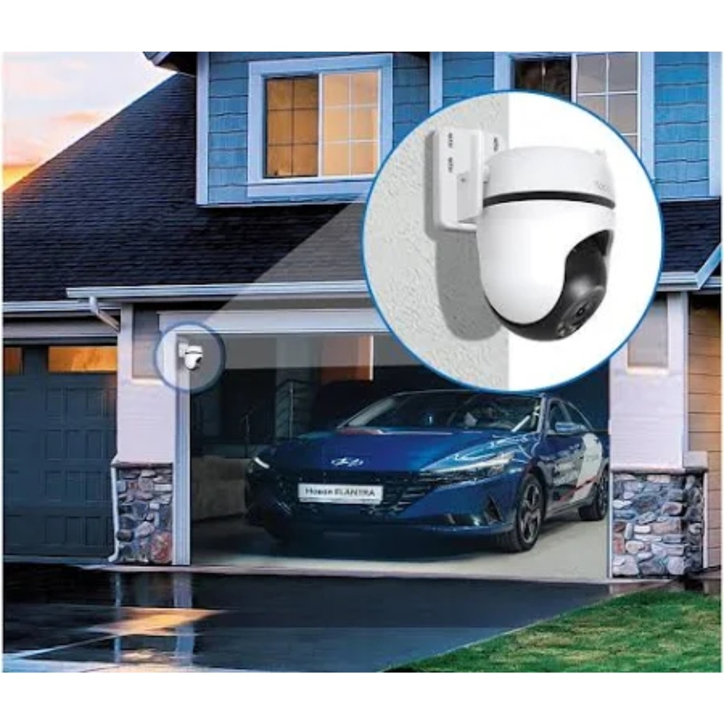 Cámara De Seguridad TP-LINK Tapo TC42 WI-FI Exterior Con Visión Nocturna A Color Y Detección Inteligente Color Blanco