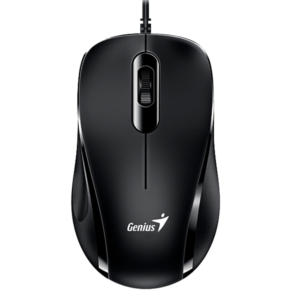  Mouse Alámbrico Genius Óptico USB DX-101 Color Negro