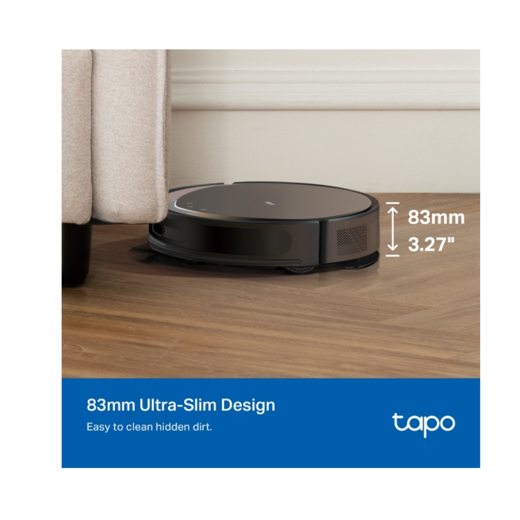 Robot aspirador y trapeador con navegación LiDAR MagSlim™ y succión de 5300 Pa con base de vaciado automático