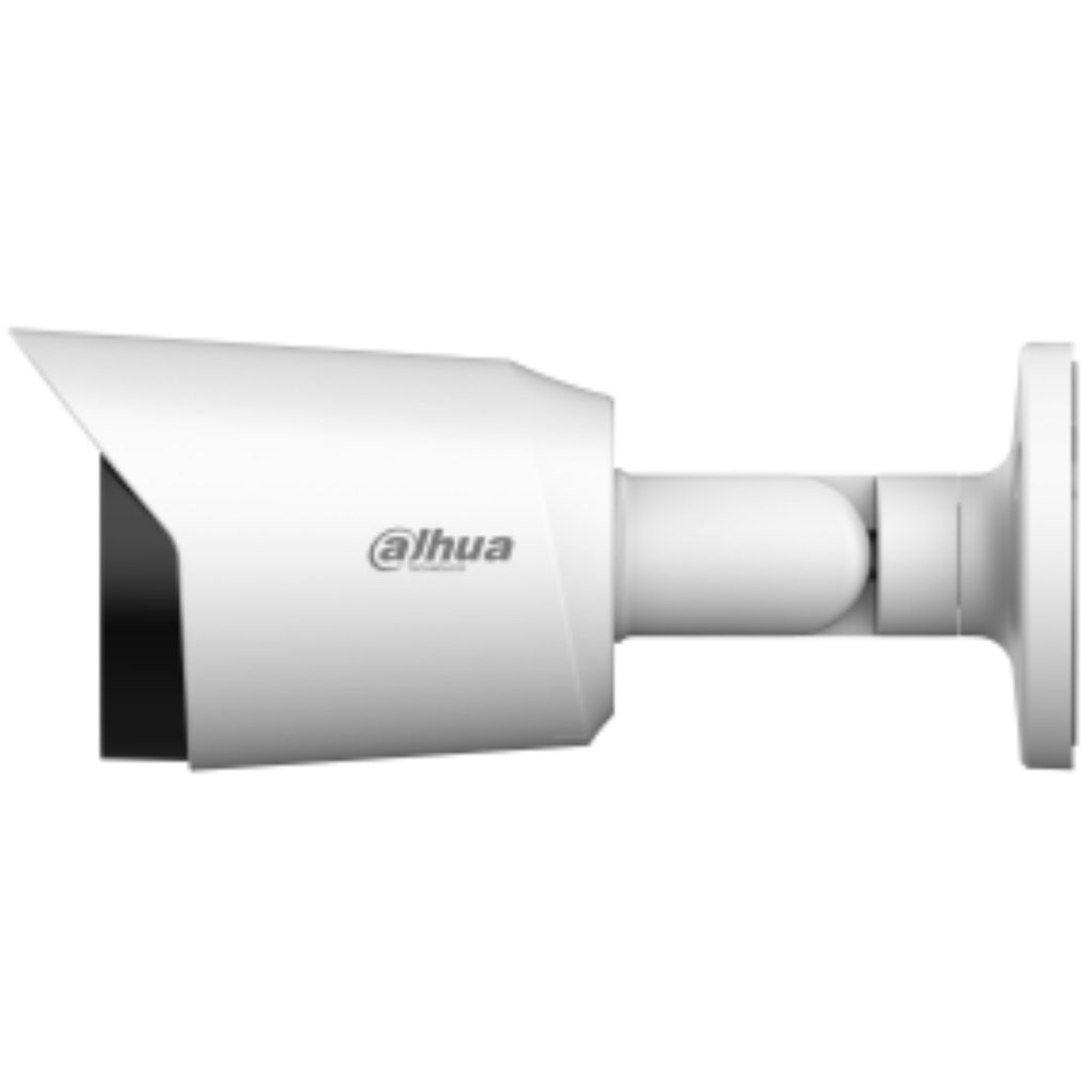 Cámara Dahua De Seguridad Bullet, 2MP, Lente Fijo 2,8mm, 4 En 1 CVI/TVI/AHD/CVBS), Metal, IR30m, IP67, 12VDC,Color Blanco