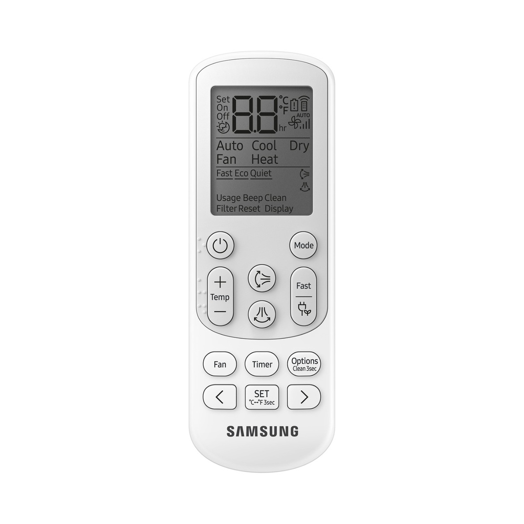 Aire Acondicionado Samsung Mini Split Deluxe Control WiFi 12.000 Btu/h 220V R32 Color Blanco  