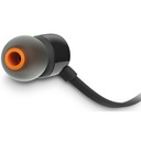 Audífonos Alámbricos JBL Intraaurales Tune 110 Color Negro
