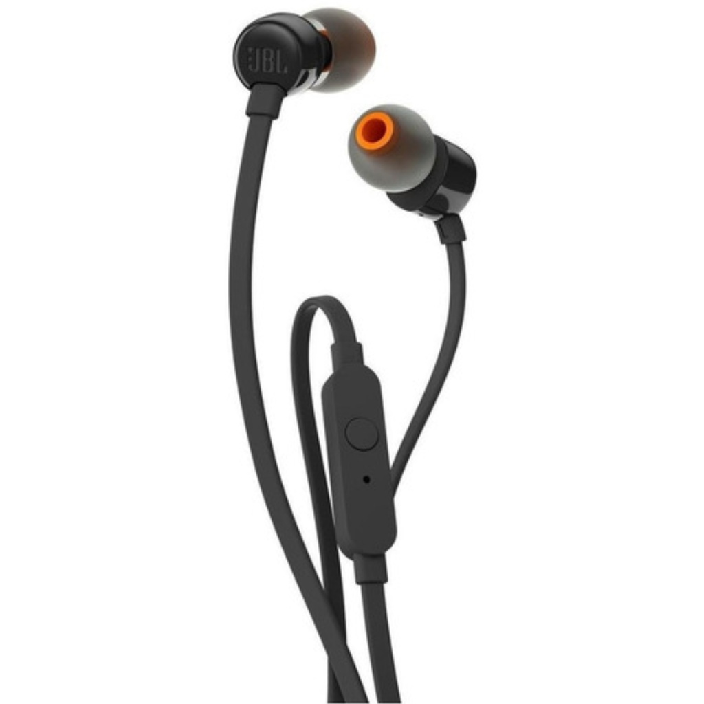 Audífonos Alámbricos JBL Intraaurales Tune 110 Color Negro