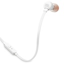Audífonos Alámbricos JBL Intraaurales Tune 110 Color Blanco