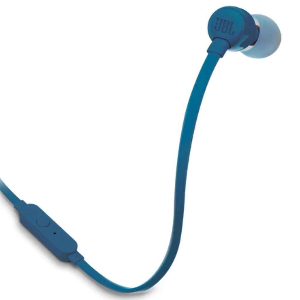 Audífonos Alámbricos JBL Intraaurales Tune 110 Color Azul 