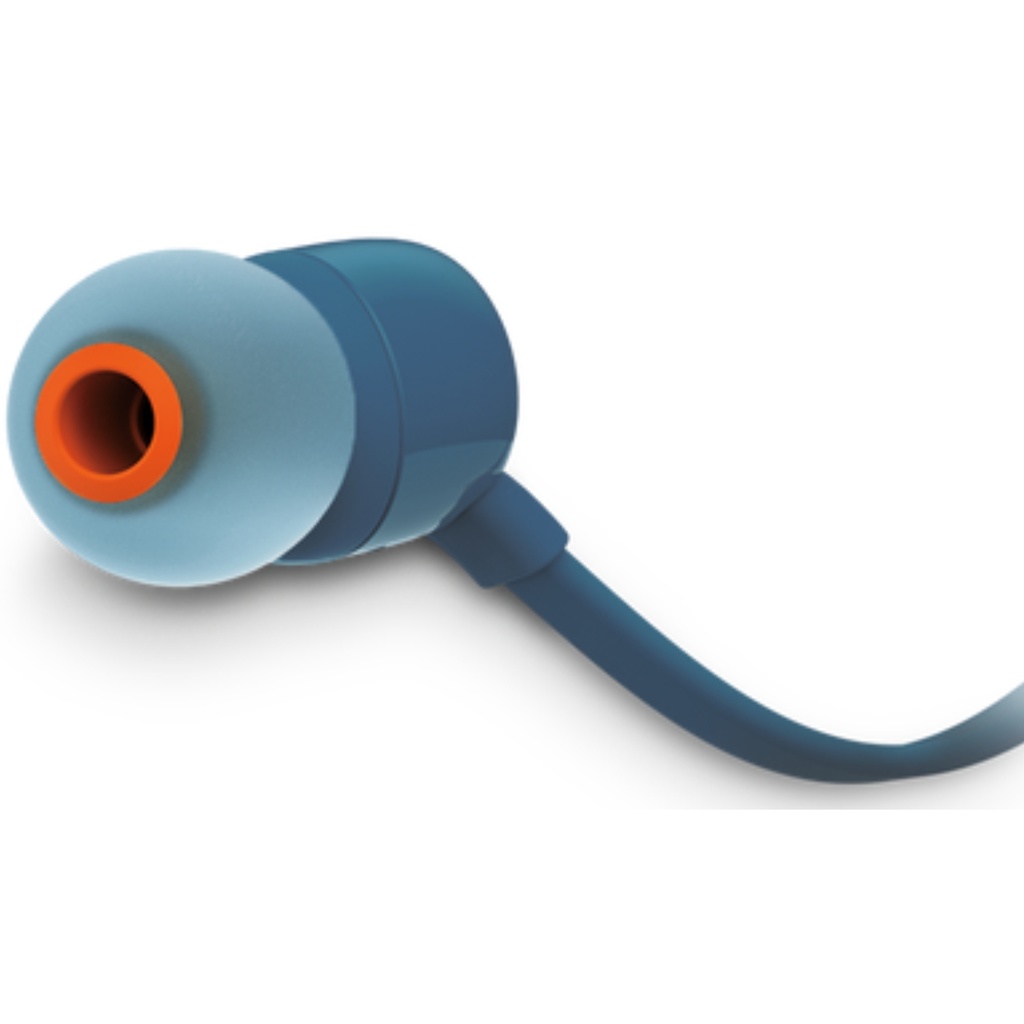 Audífonos Alámbricos JBL Intraaurales Tune 110 Color Azul 