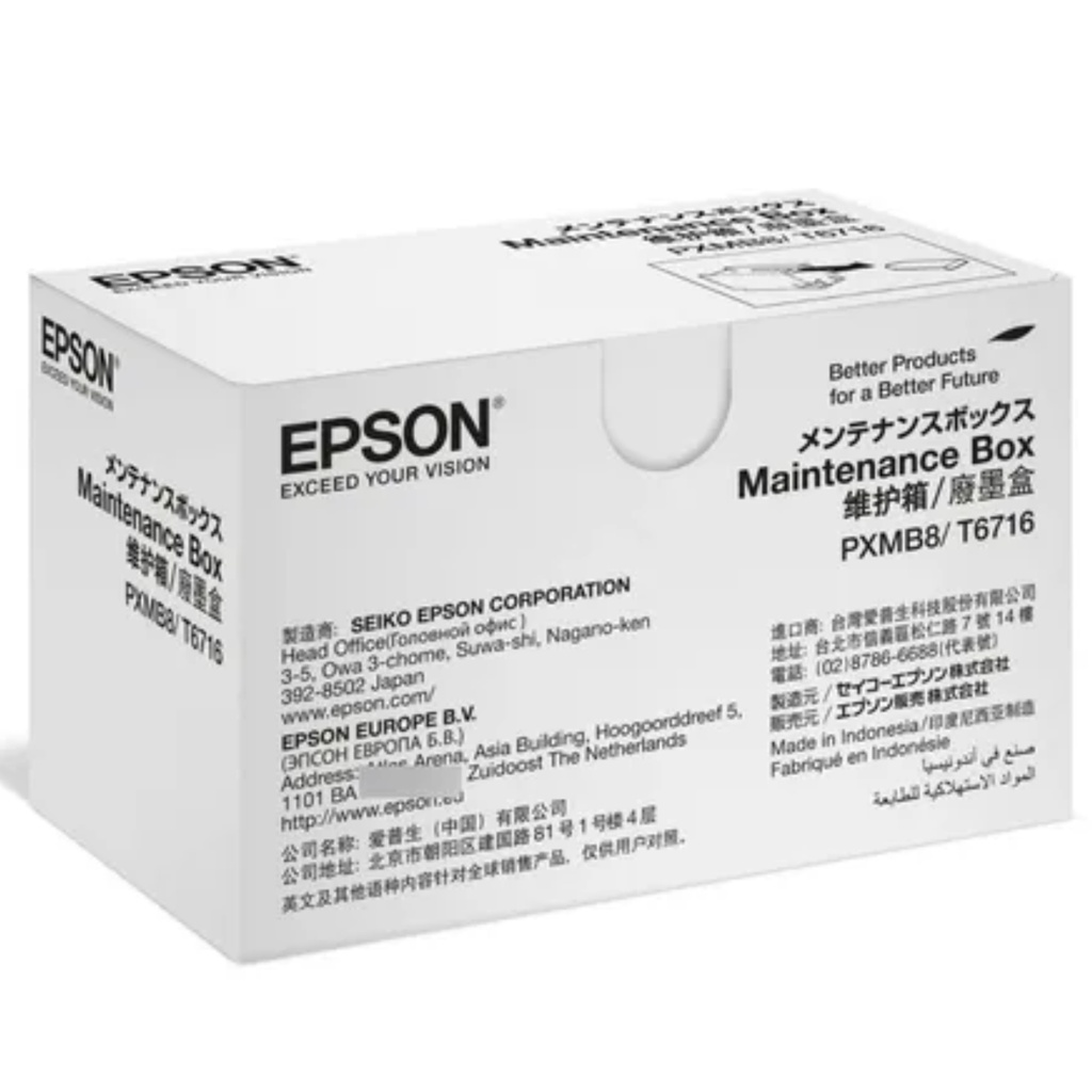 Caja De Mantenimiento Epson T671600 Para WorkForce WF M5799/WF C5290/C5790/ C579R (90.000 Páginas)