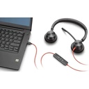 Audífonos Estéreo HP Poly Blackwire USB-C 3320 Color Negro 