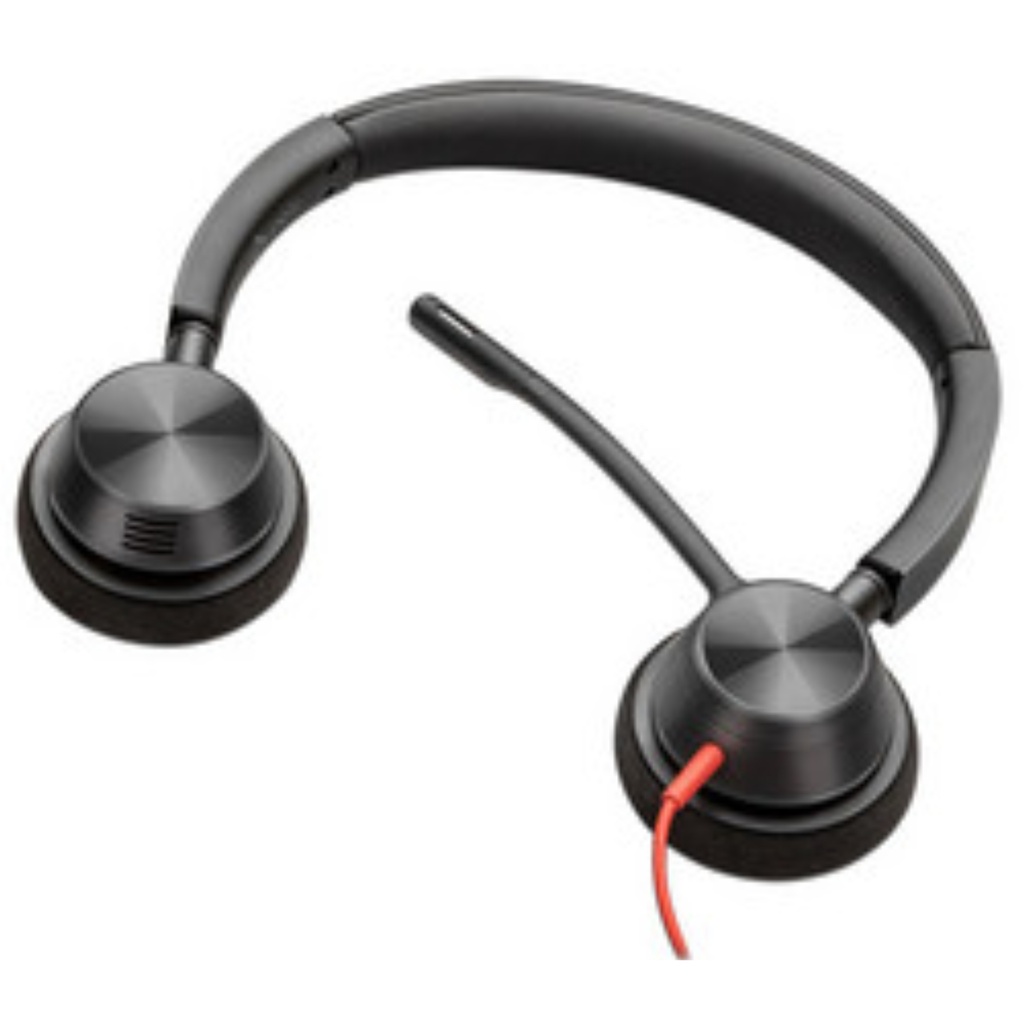Audífonos Estéreo HP Poly Blackwire USB-C 3320 Color Negro 