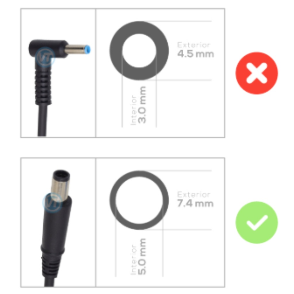 Cargador Para Portátil HP 19.5V 7.7A Punta Aguja 150W VT-CHARGER