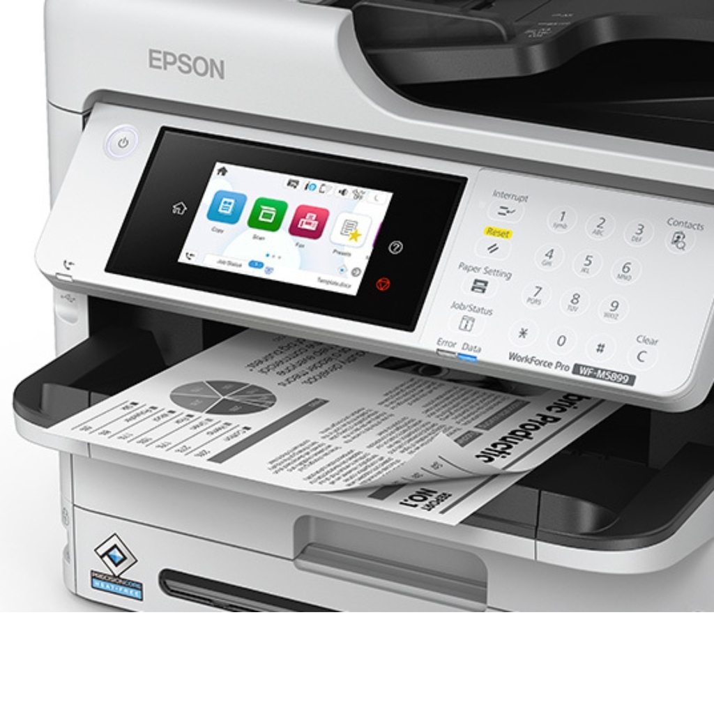 Impresora Epson WorkForce Pro WF-M5899 Multifuncional Monocromática+Bolsa De Tinta Monocromática 25ppm ISO