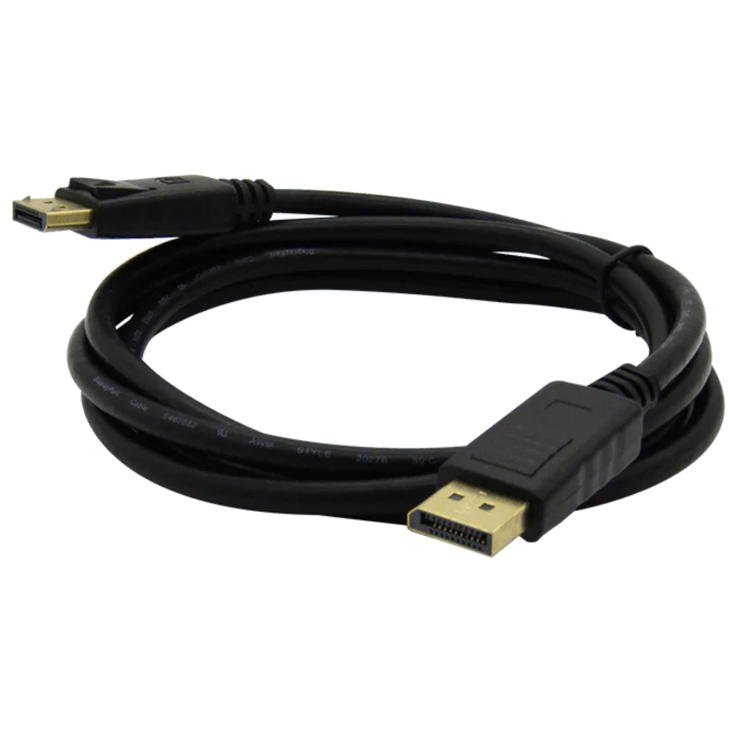 Cable XUE Displayport A Displayport 1.8M V1.2 4K AWG32 Full Copper Negro 