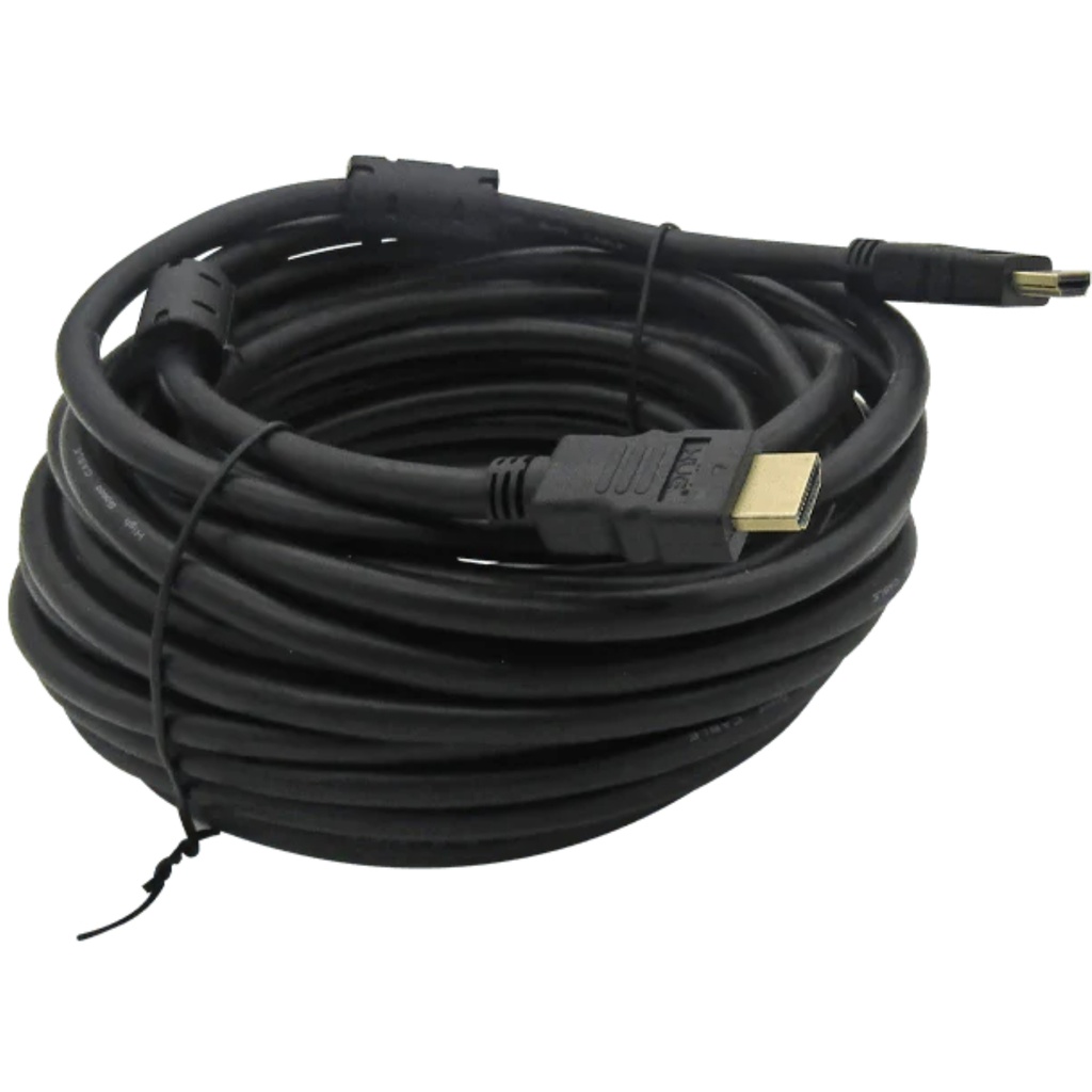Cable XUE HDMI 4K 2160P V2.0 10M 19+1 26AWG OD 7.3MM Con Filtros Negro 