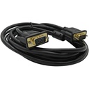 Cable XUE VGA 3M HDB15 15-PINES (3+6) 30AWG CU OD:6.0MM C/Filtros Negro