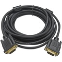 Cable XUE VGA 5M HDB15 15-PINES (3+6) 30AWG CU OD:6.0MM C/Filtros Negro