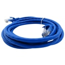 Cable XUE Patchcord UTP CAT6 10M 26AWG CCA 80% PVC Azul