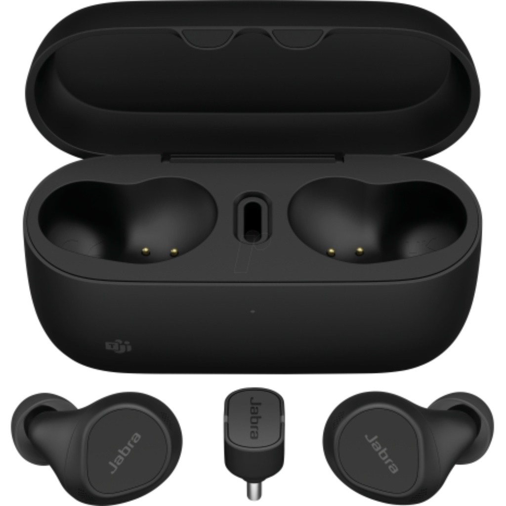  Audífonos Inalámbricos Jabra Evolve2 BudsUSB-C MS Negros