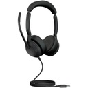 Audífonos Diadema Alámbricos Jabra Evolve2 50 USB C/A MS Stereo Negros