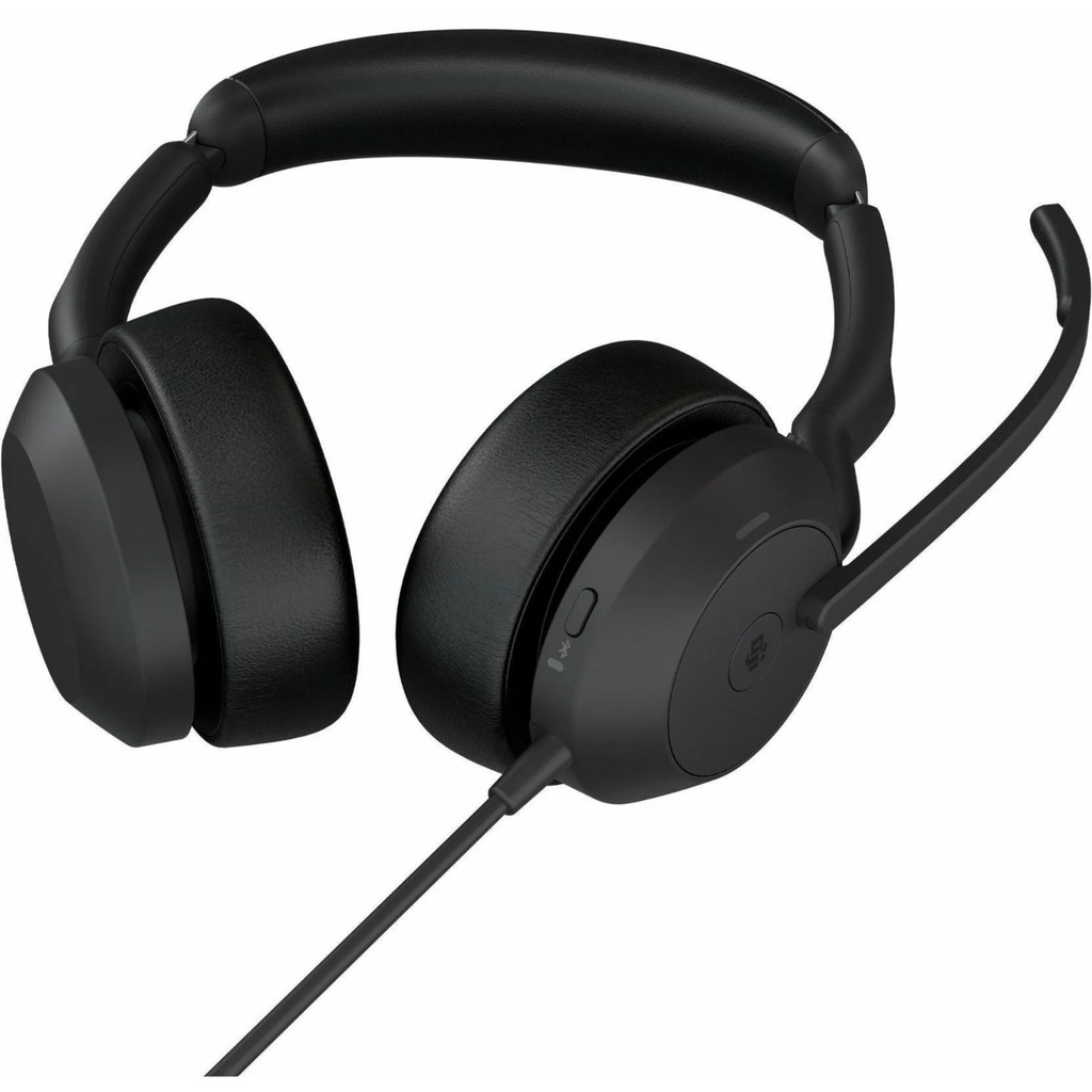 Audífonos Diadema Alámbricos Jabra Evolve2 50 USB C/A MS Stereo Negros