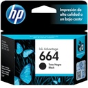 Cartucho De Tinta Hp 664 Color Negro + Resma Carta Original