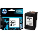 Cartucho De Tinta Hp 664 Color Negro + Resma Carta Original