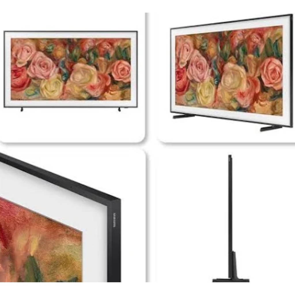 Televisor Samsung Smart 65" The Frame 4K LS03D + Marco Moderno Caoba 65"