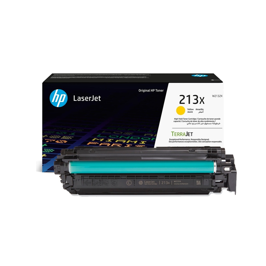 Tóner HP 213X Yellow LaserJet Enterpri W2132X 