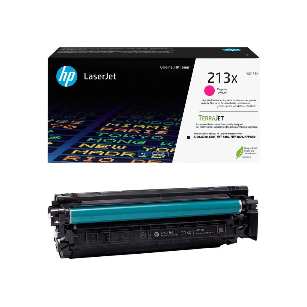 Tóner HP 213X Magenta LaserJet Enterprise W2133X 