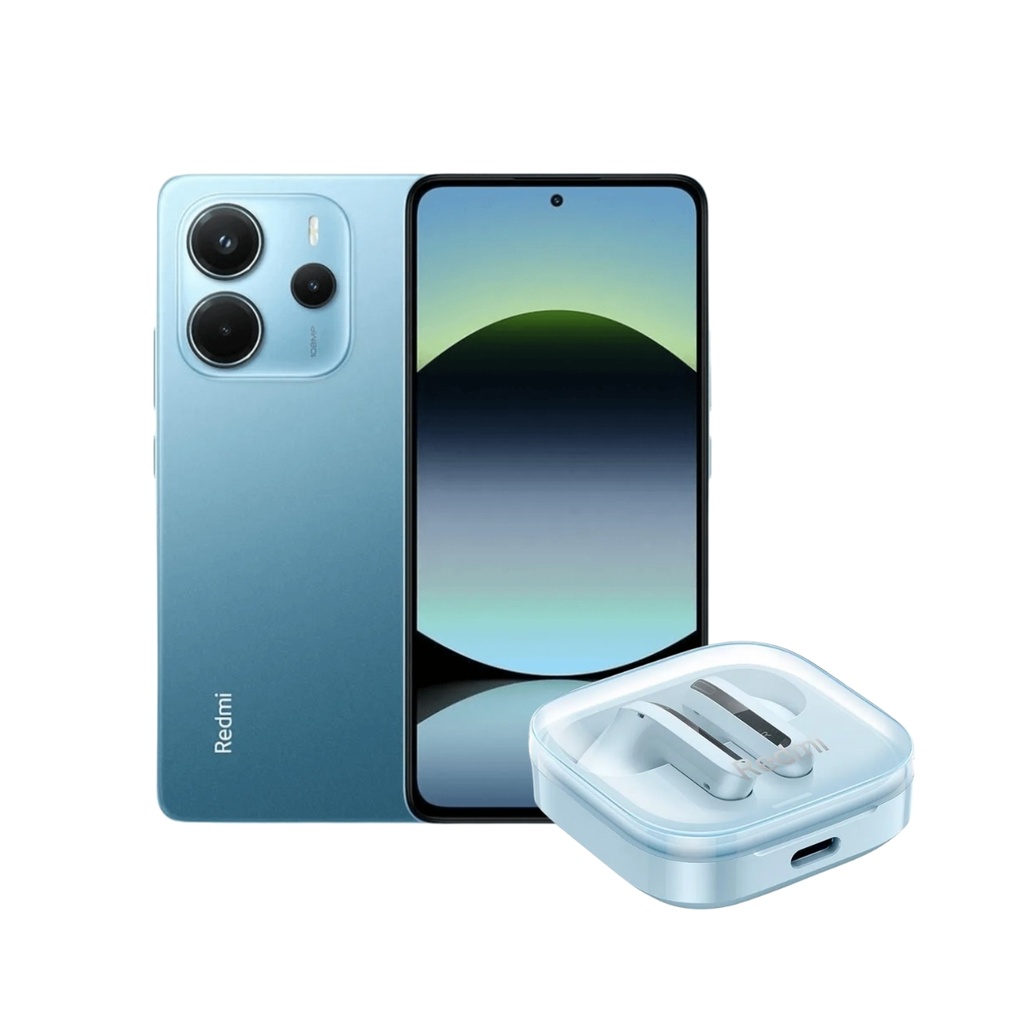 Celular Xiaomi Redmi Note 14 6+128GB Ocean Blue + Audifonos Redmi Buds 6 Active Azul