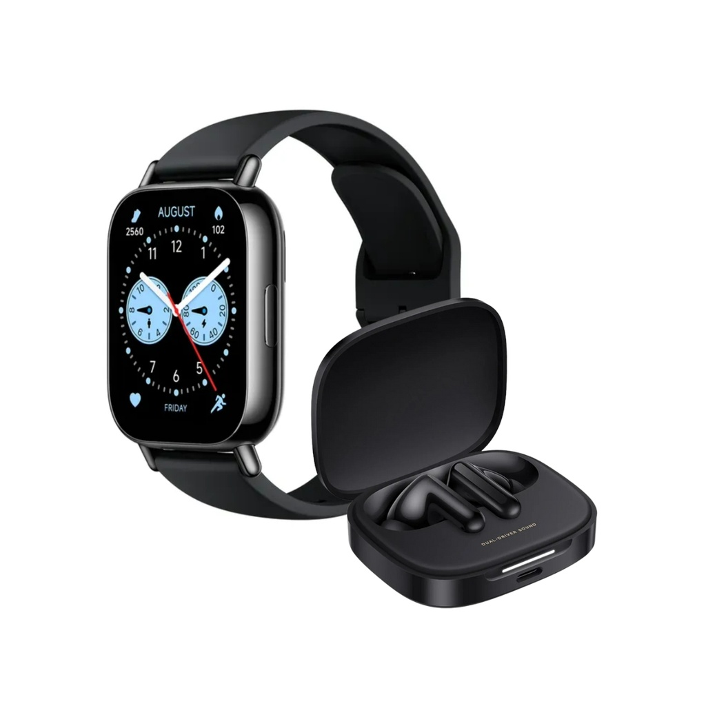 Reloj Xiaomi Redmi Watch 5 Lite Negro + Audifonos Redmi Buds 6 Active Negro