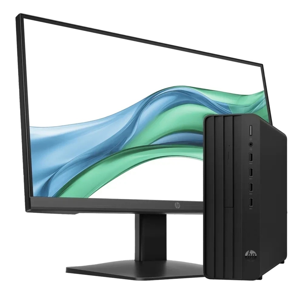 Combo HP Pro SFF 280 G9, PC Compacto Con Intel Core i5-13500, 8GB RAM, SSD 512GB Y Monitor HP 21.5” FHD Negro 