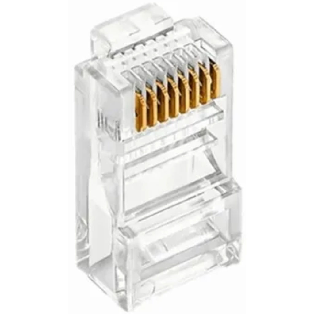 Conector RJ45 CAT6 Plástico Homologado 