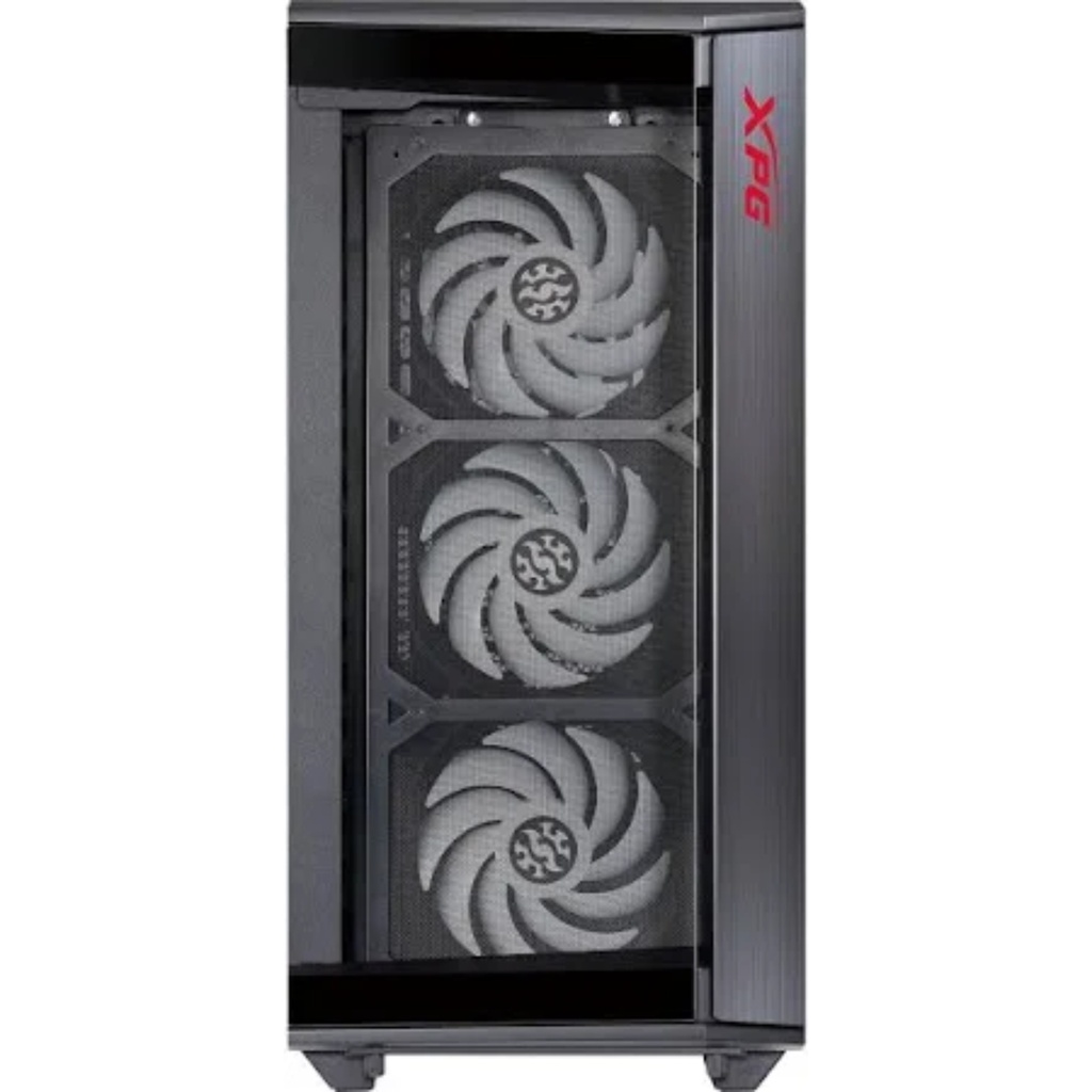 Superchasis Gamer XPG By ADATA BATTLECRUISER, Vidrio Templado X4 / 4 Fan Cooler ARGB, Color Negro