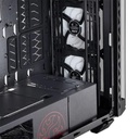 Superchasis Gamer XPG By ADATA BATTLECRUISER, Vidrio Templado X4 / 4 Fan Cooler ARGB, Color Negro
