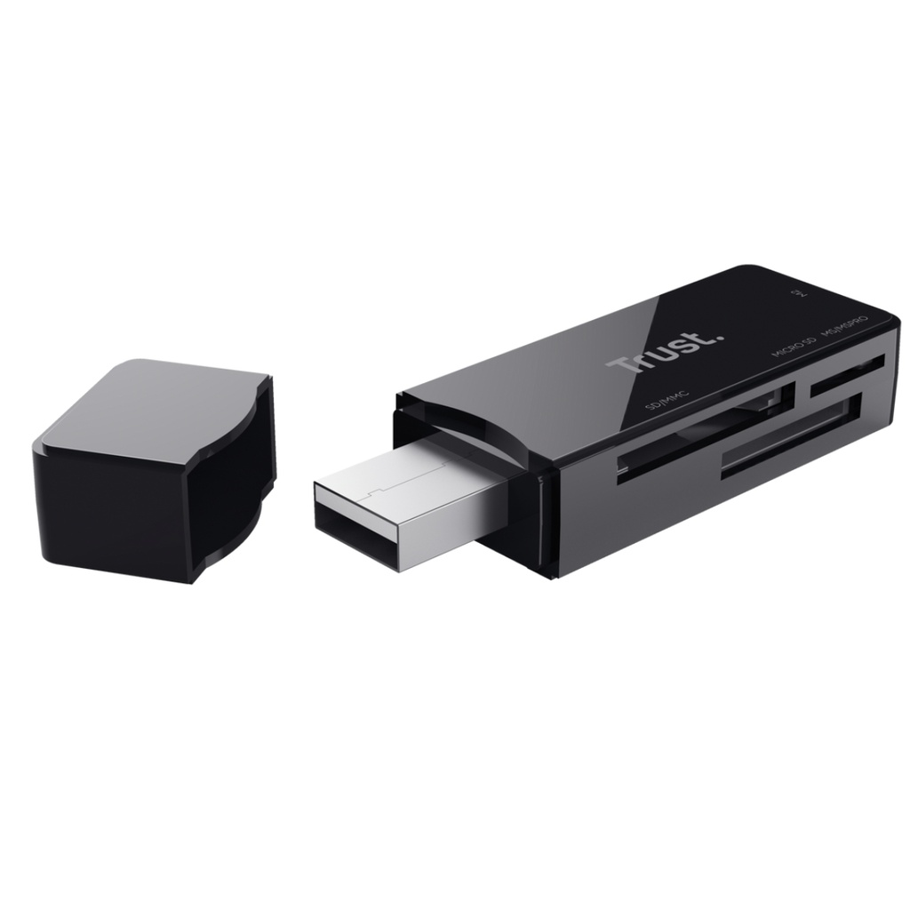 Lector de Tarjetas Trust Nanga Usb 3.1 Negro