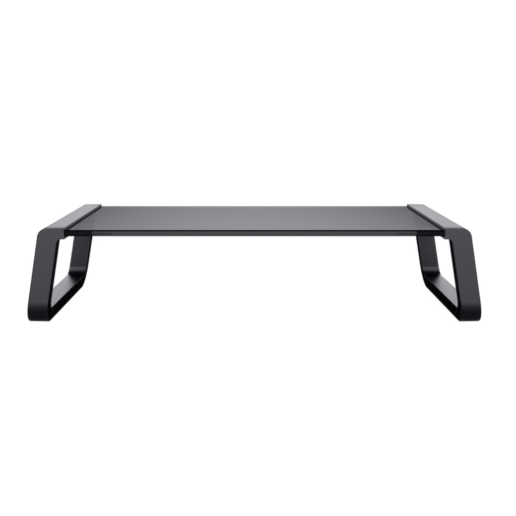 Base Soporte Para Monitor en Cristal Templado Trust Monta Negro