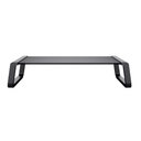 Base Soporte Para Monitor en Cristal Templado Trust Monta Negro