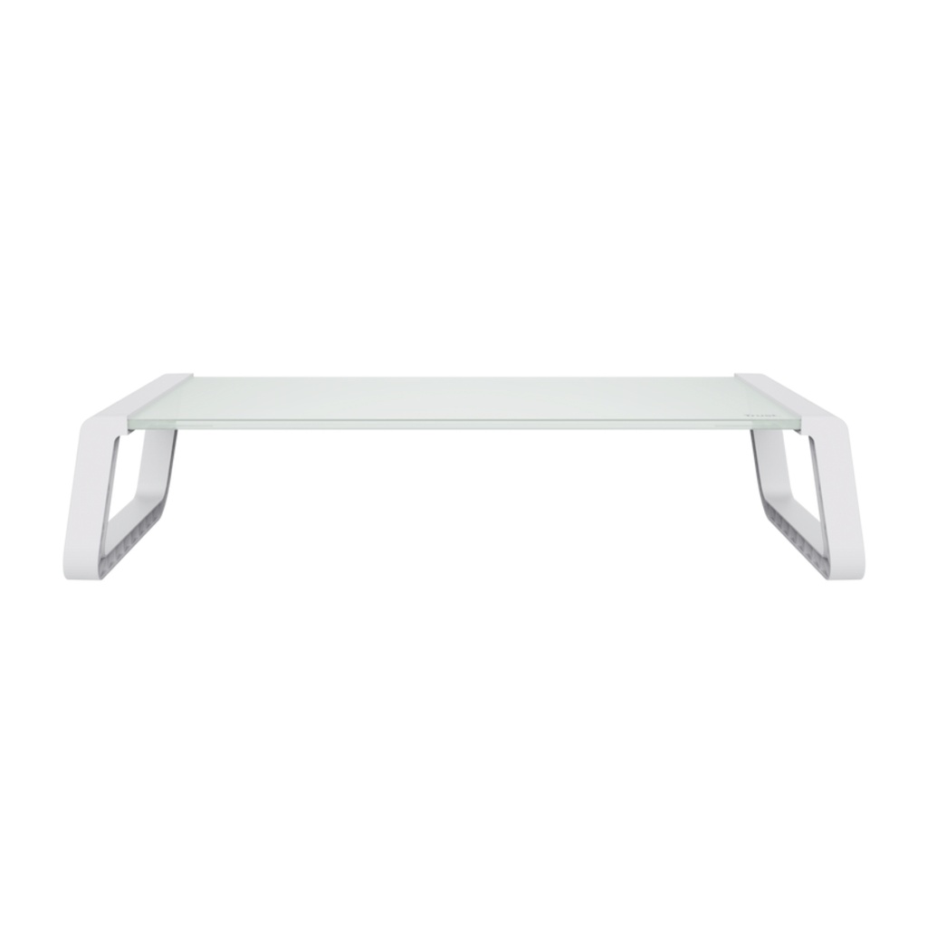 Base Soporte Para Monitor en Cristal Templado Trust Monta Blanco
