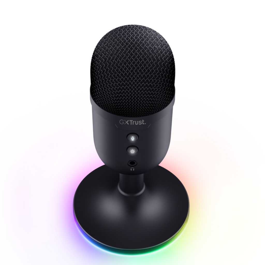 Micrófono Trust Gxt 234 Yunix Streaming Usb Negro