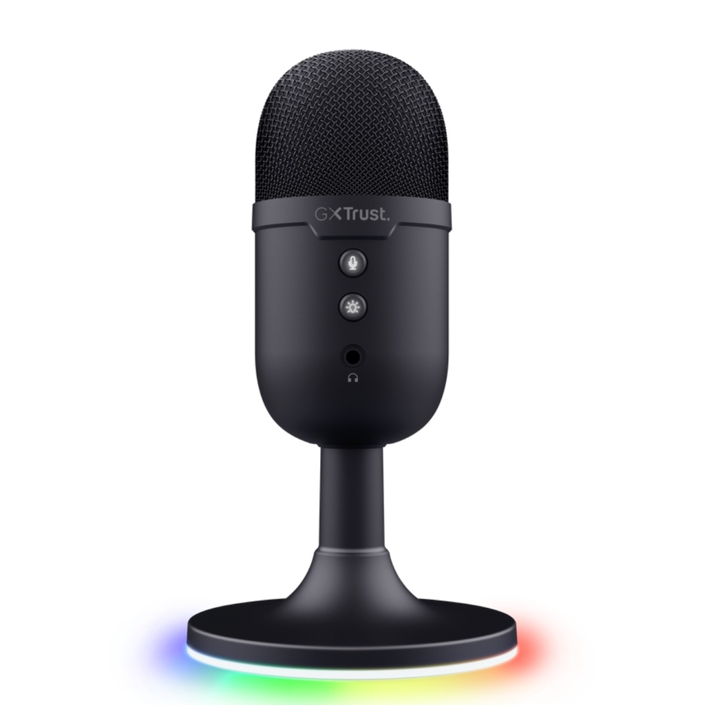Micrófono Trust Gxt 234 Yunix Streaming Usb Negro