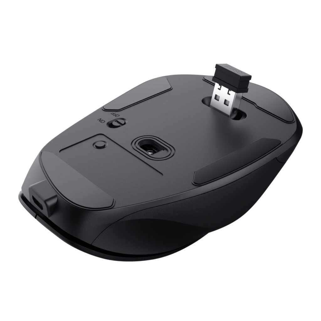 Mouse Trust Fyda Inalámbrico con Batería de Litio Recargable # Parte 24727