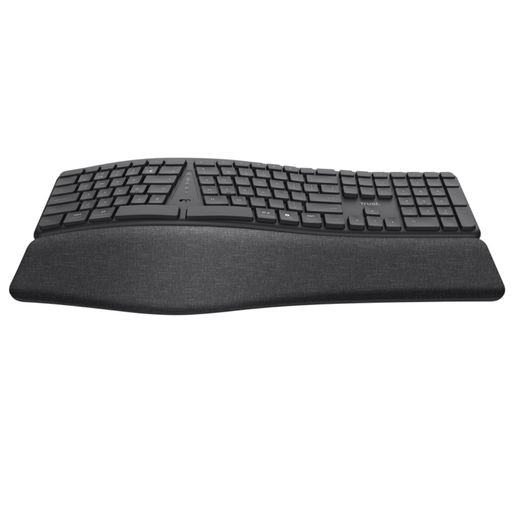 Teclado Trust Keyra Inalambrico-Bluetooth (multidispositvo) Negro  