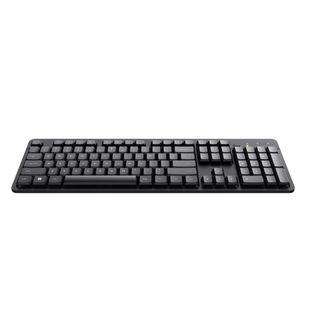 Teclado Trust Ody II Inalámbrico Negro Con teclas Silenciosas y Resistente a salpicaduras