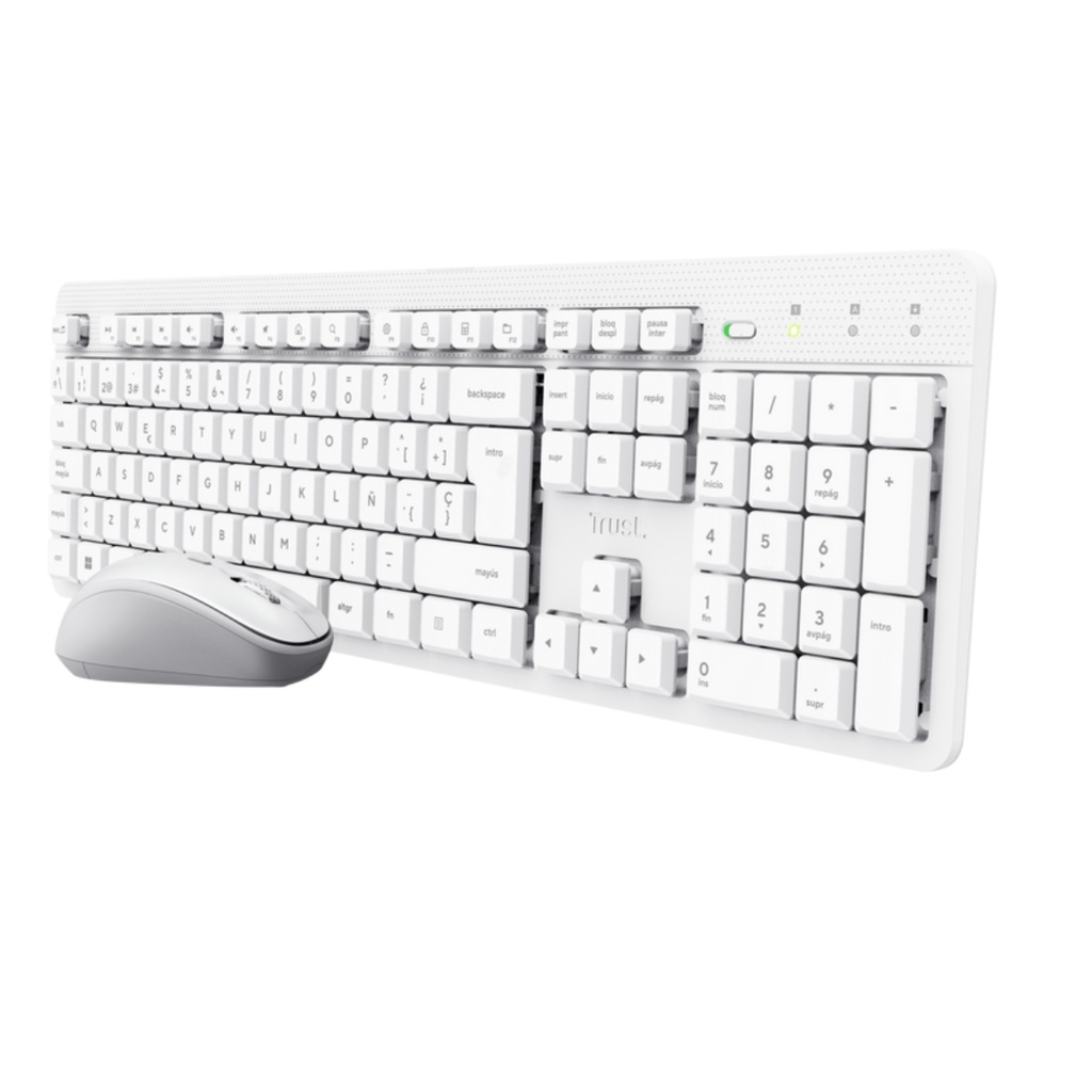 Combo Trust Ody II Inalambrico Blanco